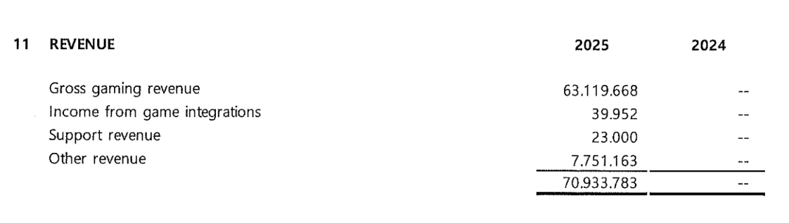 Stable Tech N.V. Notes to the Financial Statements 2025 - Open to read PDF