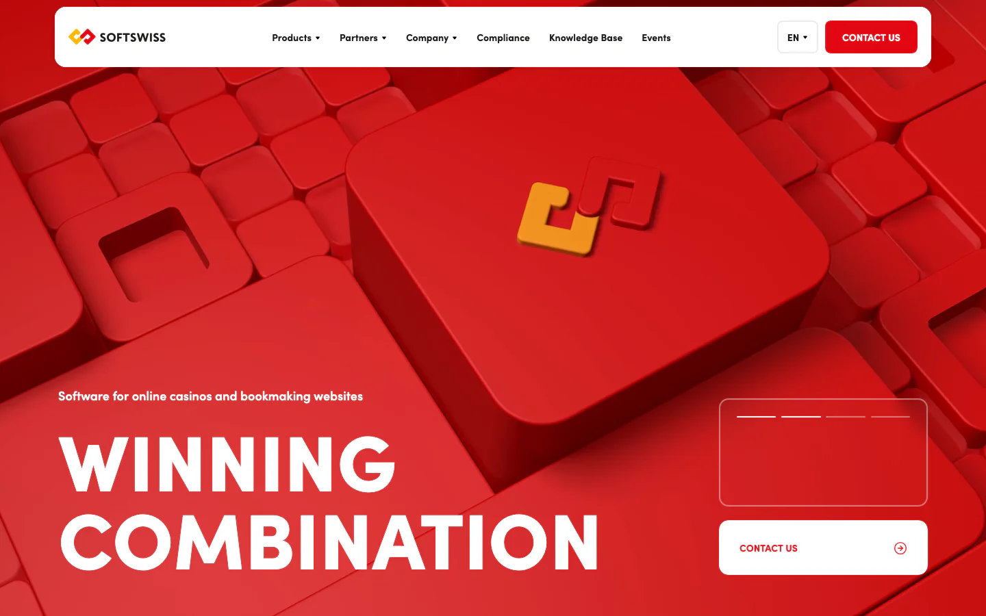 Website screenshot from 2025